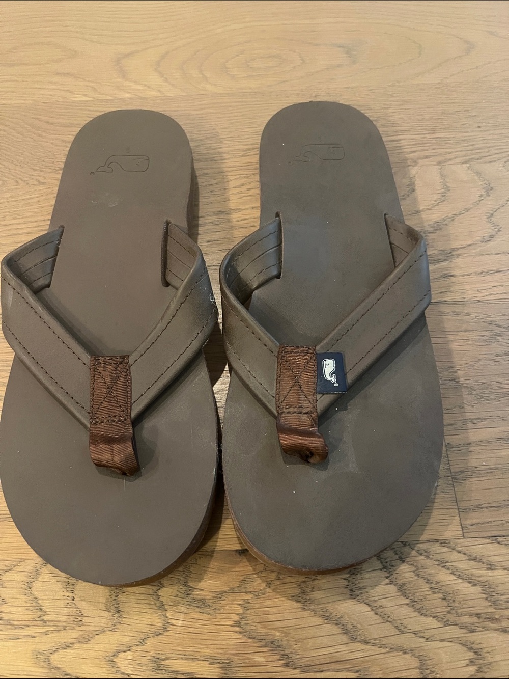 Vineyard Vines Brown Men's Flip Flops